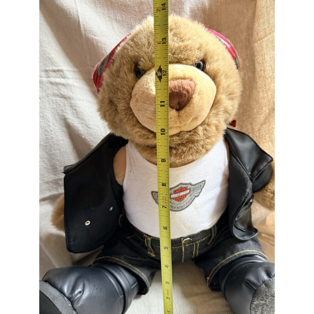 VTG 2003 Harley Davidson Bear 100th Anniversary Open Road Tour Plush Teddy Bear - Picture 12 of 12